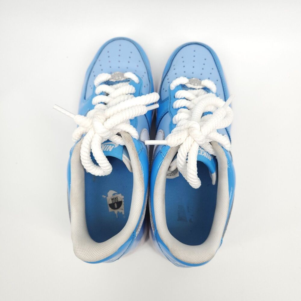 Nike Air Force 1 Low ‘07 LV8 Shoes Men Size 8 Psychic Blue HV9405-400 - Picture 4 of 9